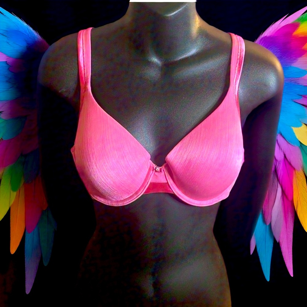 Vanity Fair Pink Underwire Bra with Molded Cups